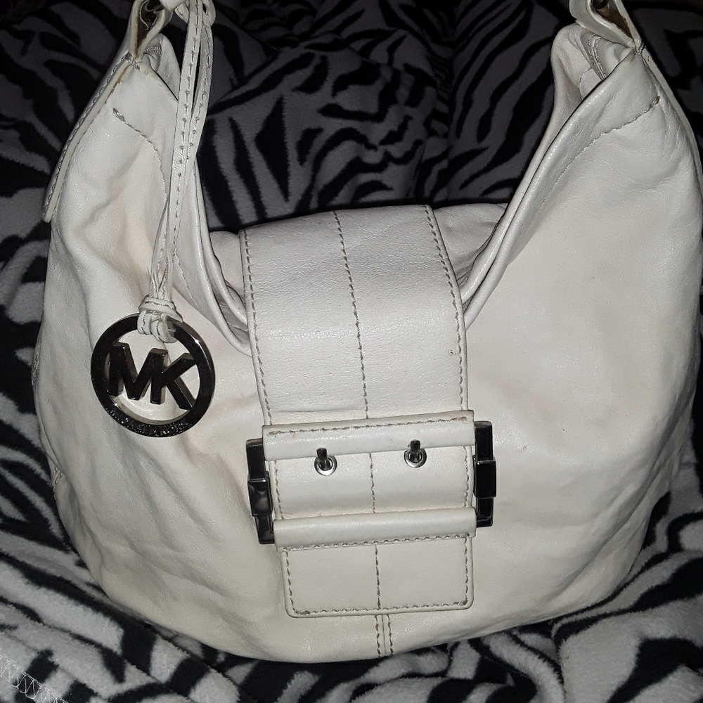 RARE Michael Kors white purse
